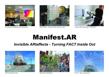 Manifest.AR projects for the FACT 10th anniversary exhibition "Turning FACT Inside Out"